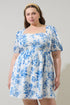 Juba Floral Kaly Mini Dress Curve